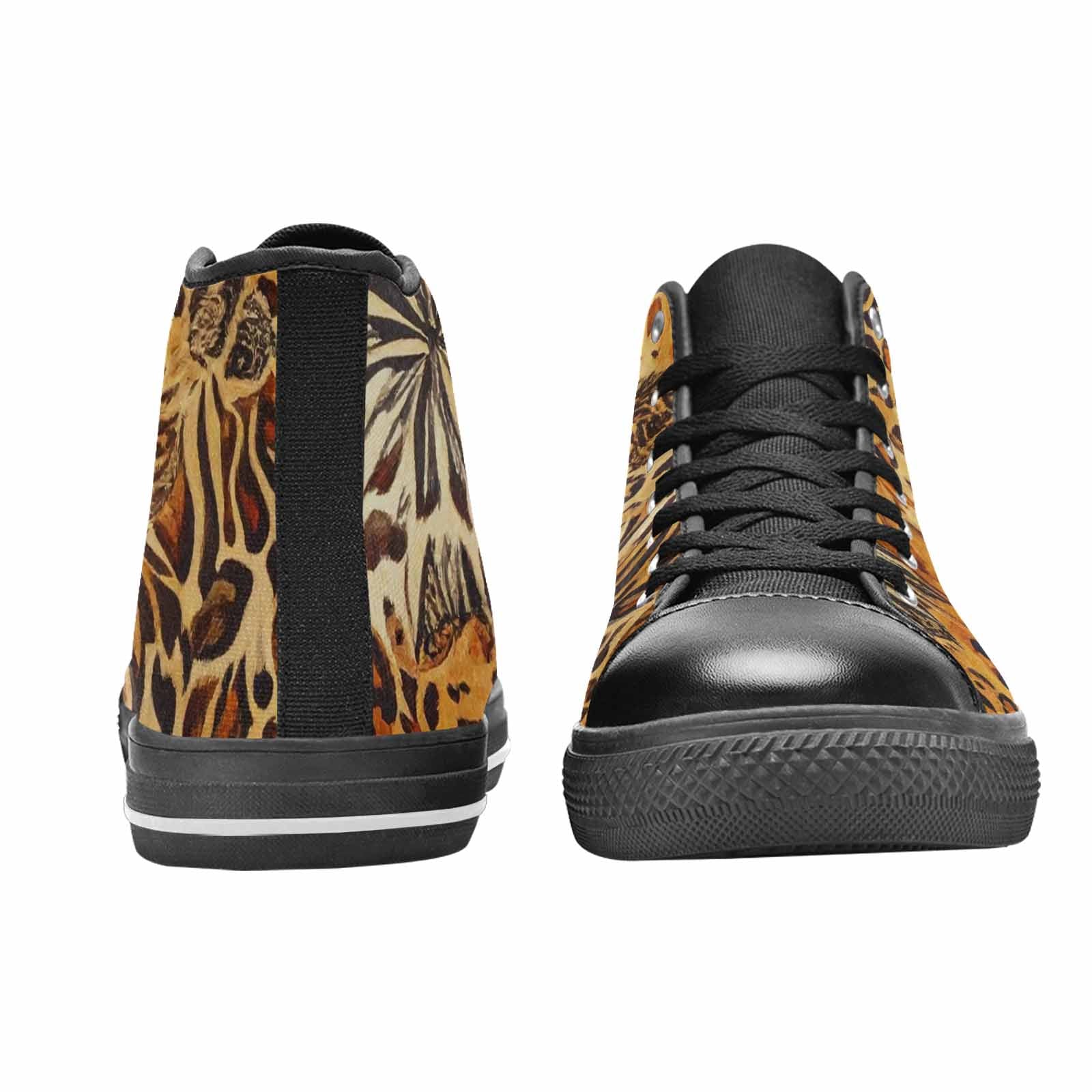 MEN'S Animal Print High Top Canvas Surreal Sneakers