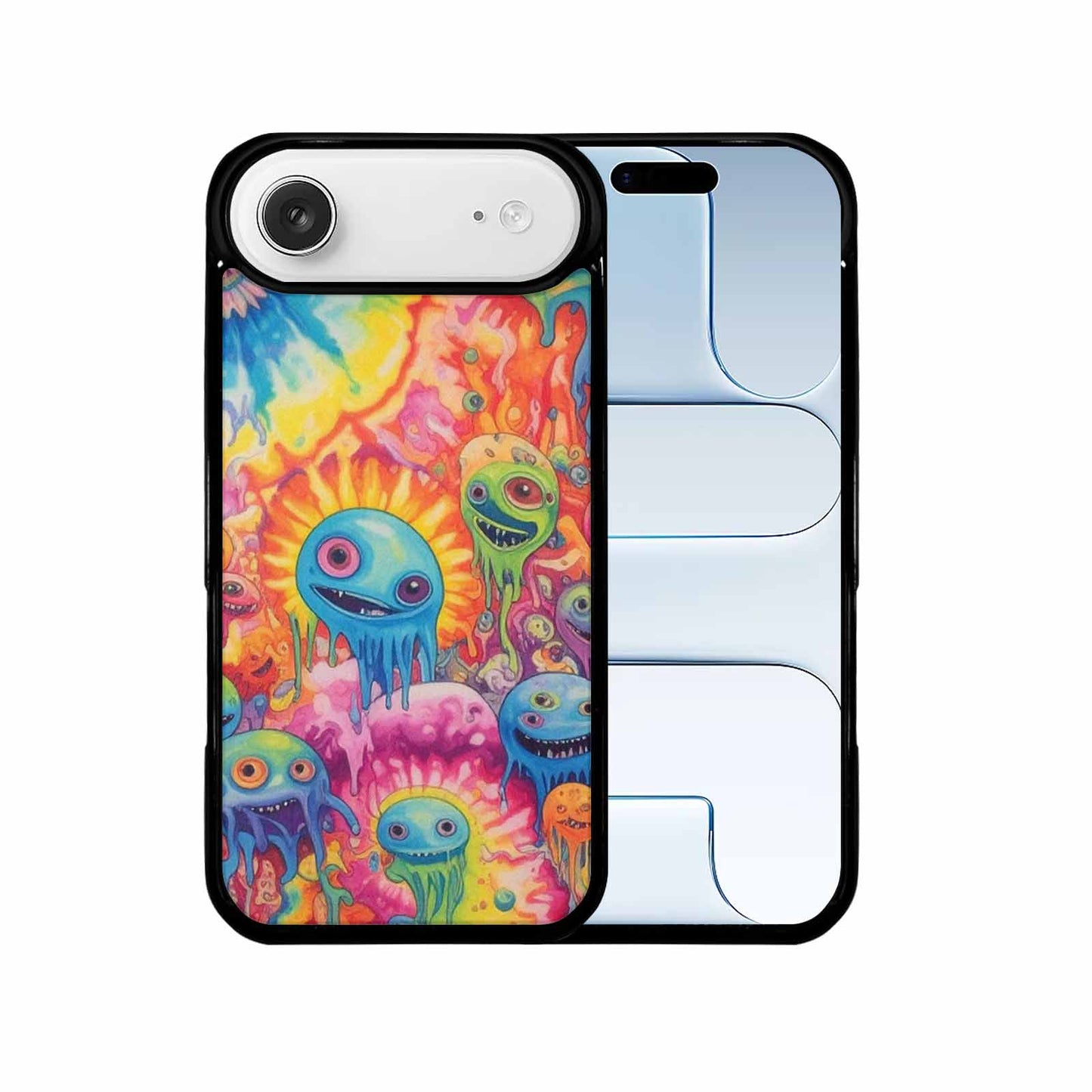 iPhone 17 Air Case — Aliens Tie Dyemelting Aliens P Tie, Original Design Phone Case