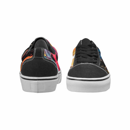 WOMEN'S Aliens  Marble Aliens Lace-Up Canvas Y2K Shoes
