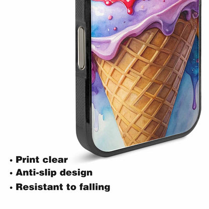 iPhone 15 Pro Max Case — Melting Icecream Collage Custom, Custom Print Case Cover