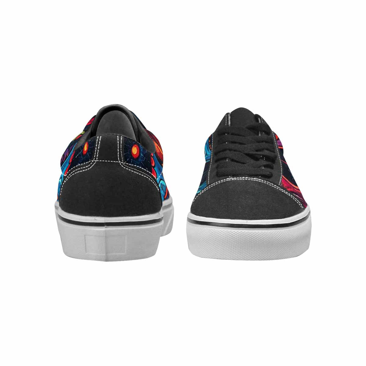 MEN'S Graffiti Skull Canvas Lace-Up Cottagecore Sneakers