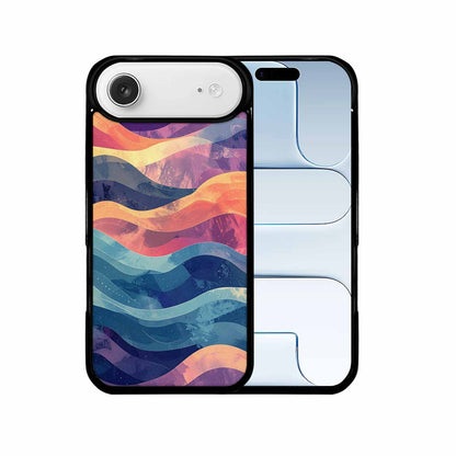 iPhone 17 Air Case — Glowing Camo Wave Camo, Custom Phone Case
