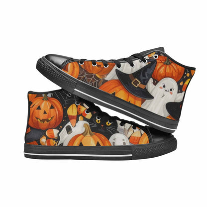 MEN'S Halloween High Top Canvas Aesthetic Custom Shoes