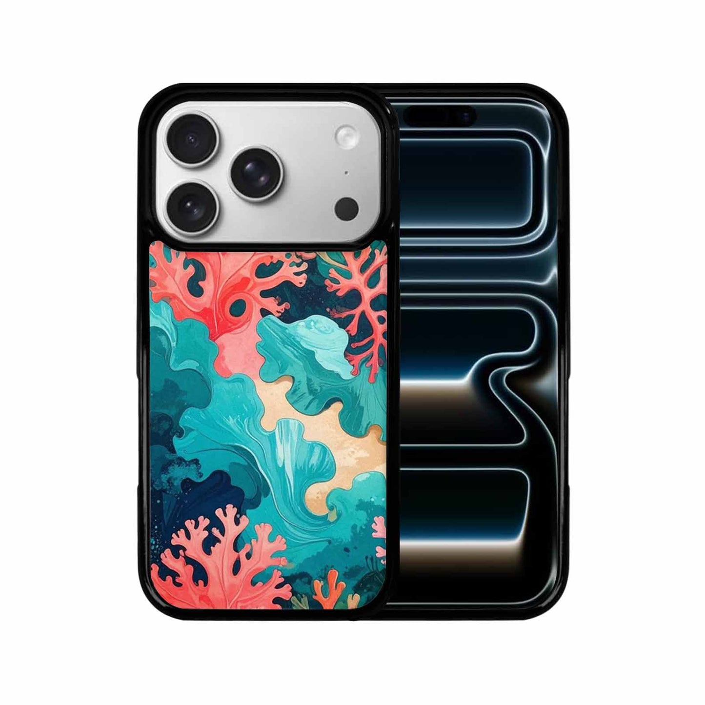iPhone 17 Pro Case — Seamless Tileable Pattern Of Overlapping Camo, Custom Phone Case