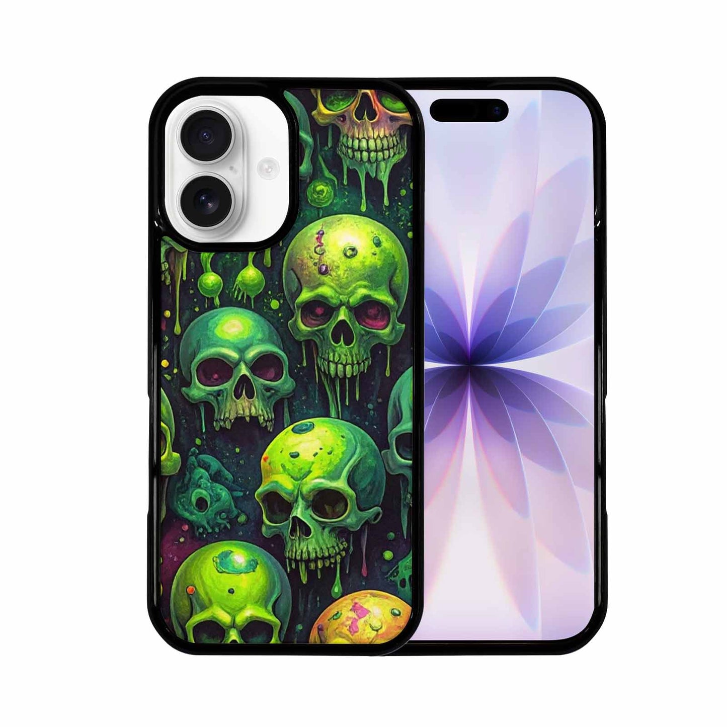 iPhone 17 Case — More Overlapping Ontop Of Gothic Skulls, Custom Made Phone Cover