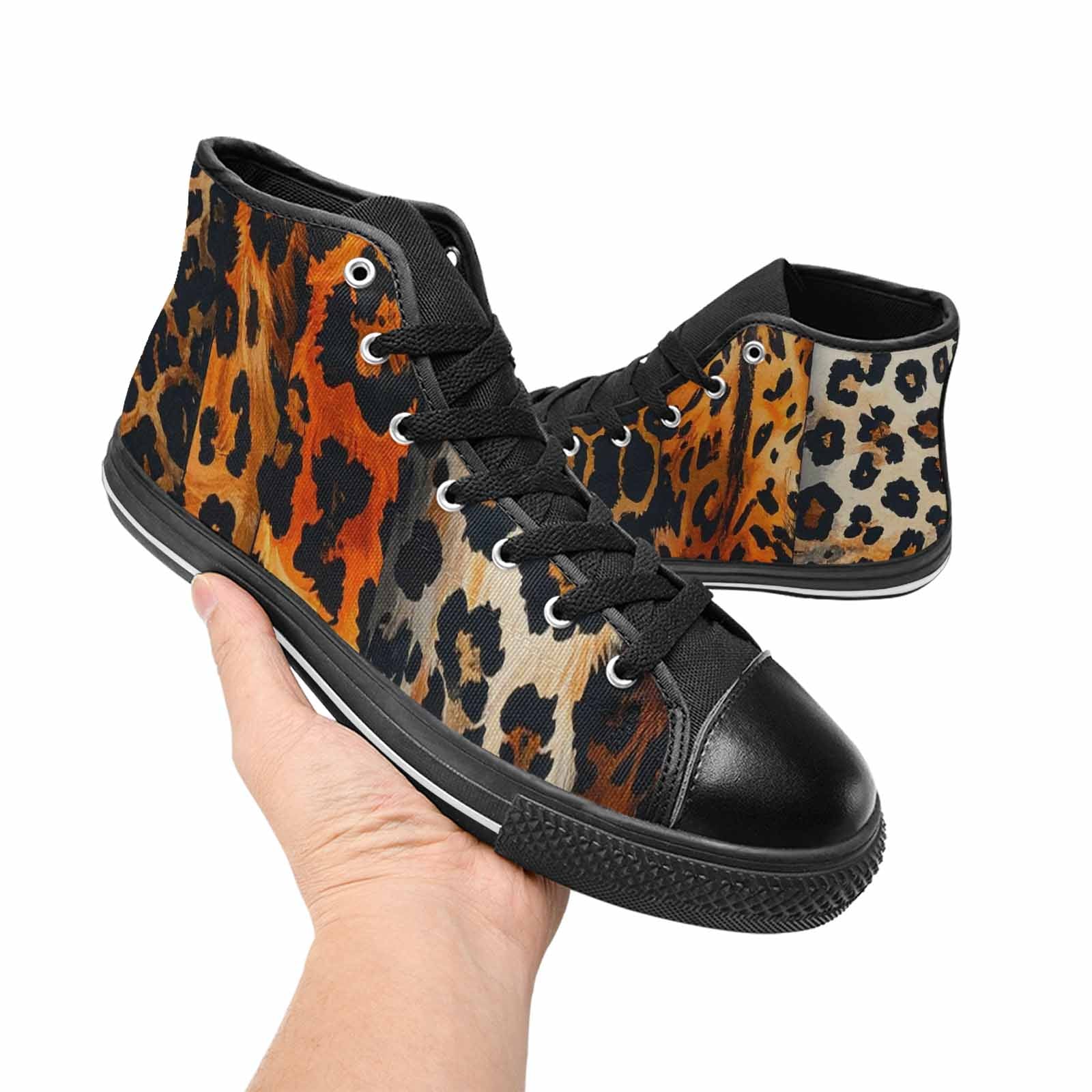 WOMEN'S Animal Print High Top Canvas Y2K Sneakers