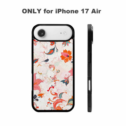 iPhone 17 Air Case — Marble Floral, Unique Phone Case Design