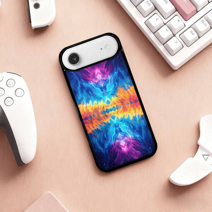 iPhone 17 Air Case — Tie Dye Galaxy Art Seamless Tie, Original Design Phone Case
