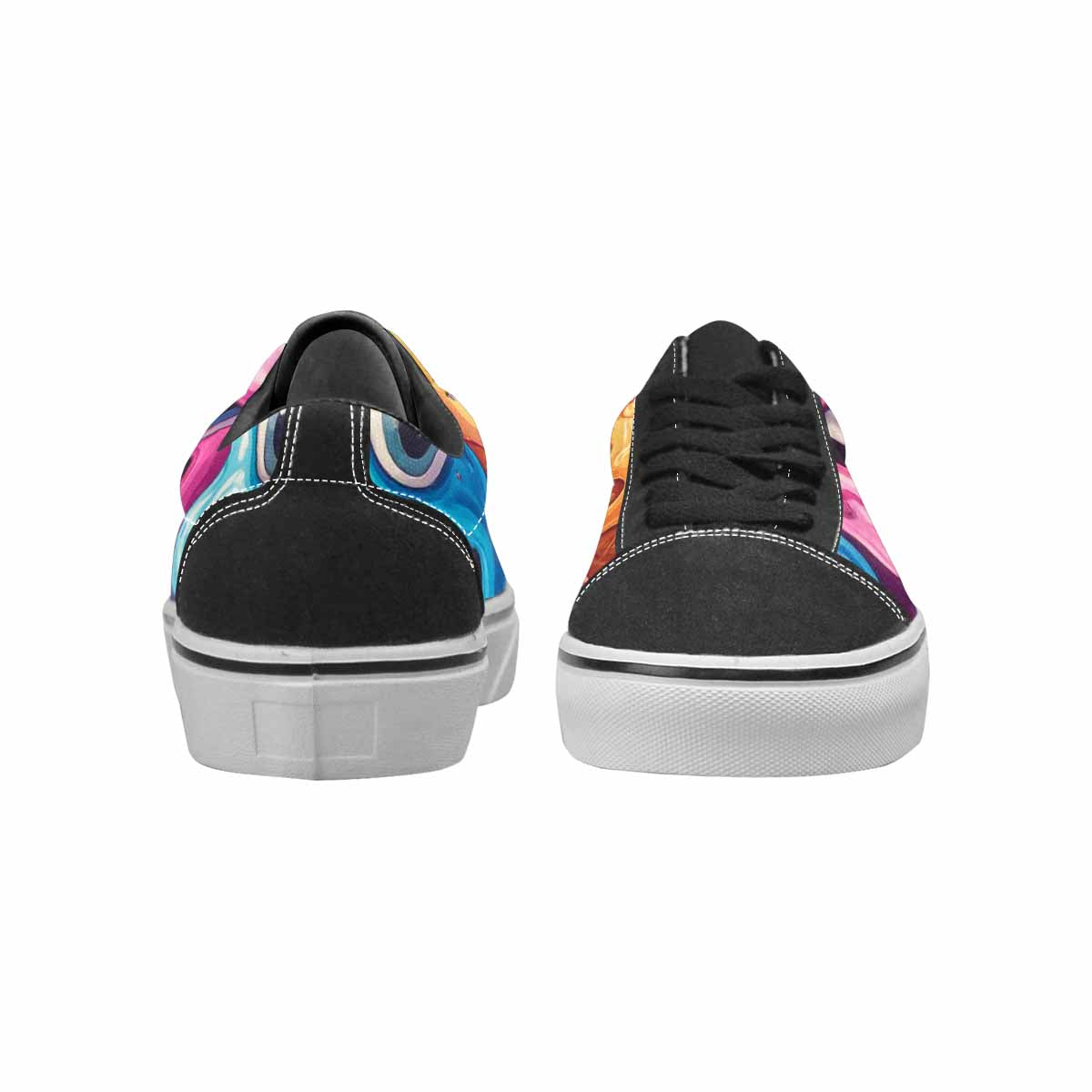WOMEN'S Melting Icecream Monster Cherry Canvas Lace-Up Dreamcore Custom Shoes