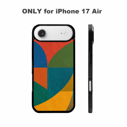 iPhone 17 Air Case — Memphis Art Pattern Retro Vintage, Custom Phone Case