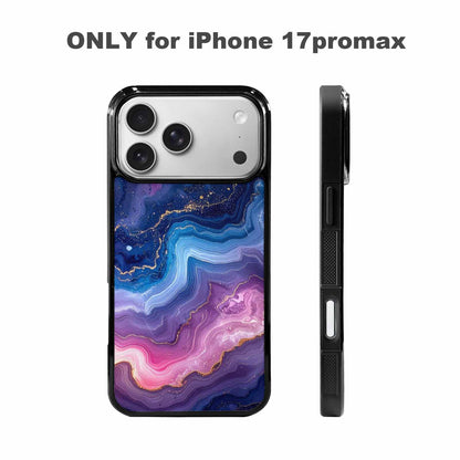 iPhone 17 Pro Max Case — Marble Galaxy Art Seamless Galaxy Space, Custom Art Phone Cover