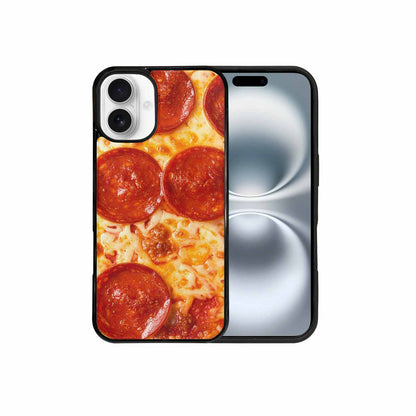 iPhone 16 Plus Case — Pepperoni Pizza Print Custom, Custom Print Case Cover