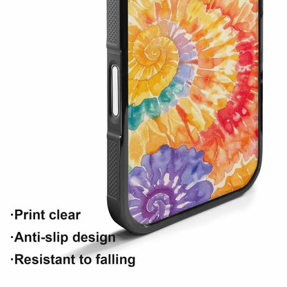 iPhone 17 Case — Small Tie Dye Swirl Tie Dye, Original Design Phone Case
