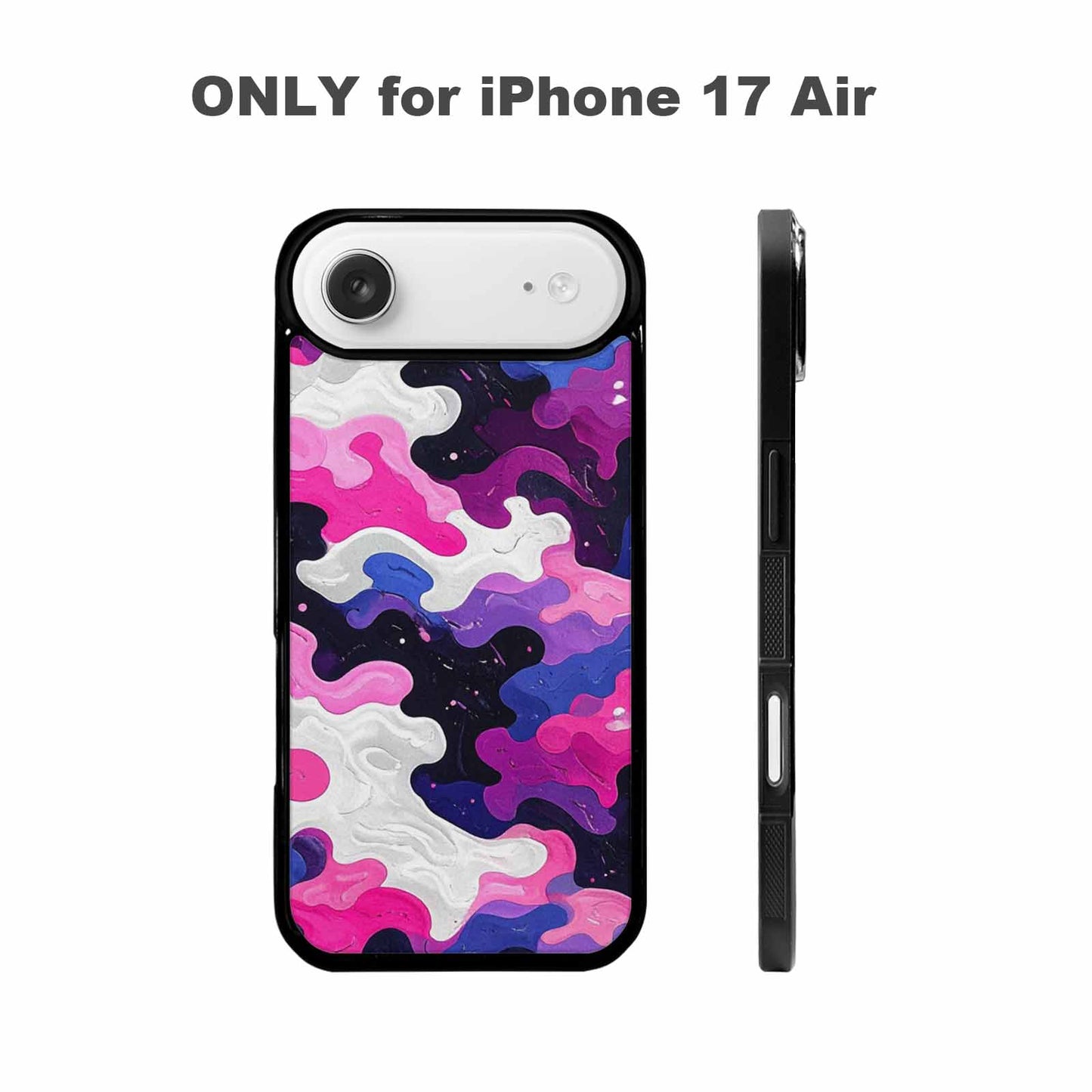 iPhone 17 Air Case — Vivid Camo Genderfluid Pride Camo, Custom Phone Case