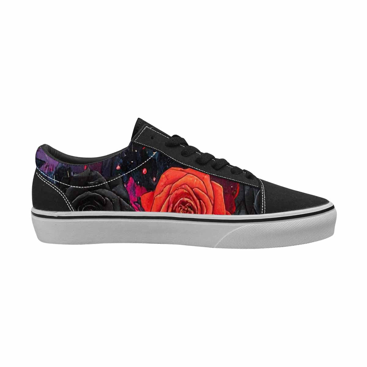 WOMEN'S Gothic Rose Lace-Up Canvas Dreamcore Shoes