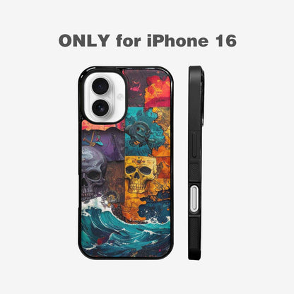 iPhone 16 Case — Pirate Skull Flag Pirate Skull Flag, Original Design Phone Case