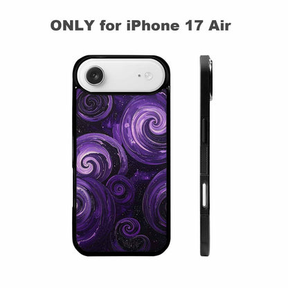 iPhone 17 Air Case — Seamless Repeating Pattern Of Overlapping Galaxy, Personalized Phone Case