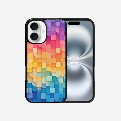 iPhone 16 Case — Color Gradient Fade Pattern Hundreds Of, Custom Print Case Cover