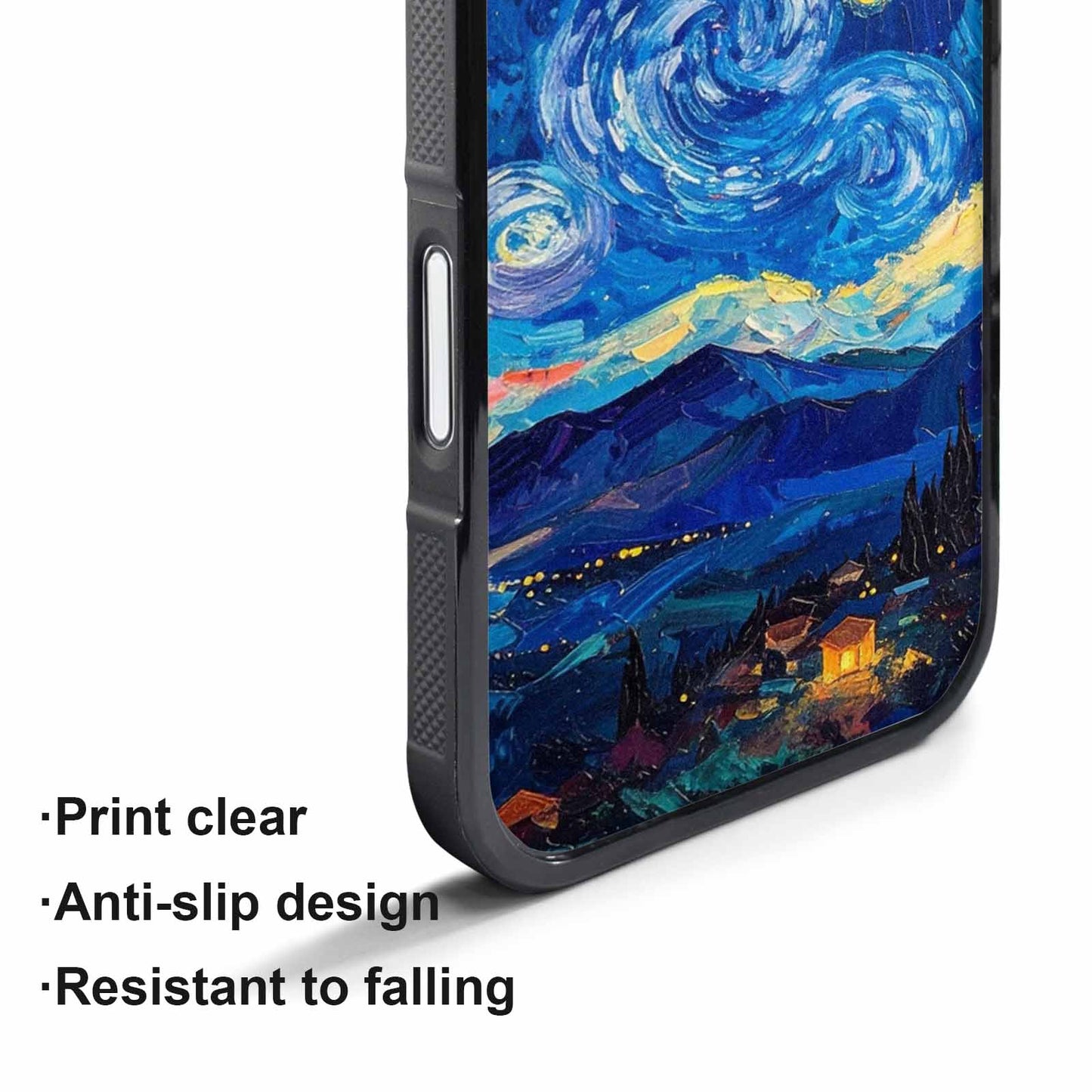 iPhone 17 Air Case — Starry Night Van Gogh Custom Galaxy, Unique Phone Case Design