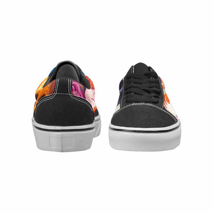 WOMEN'S Sugar Skulls Melting Sugar Lace-Up Canvas Aesthetic Shoes