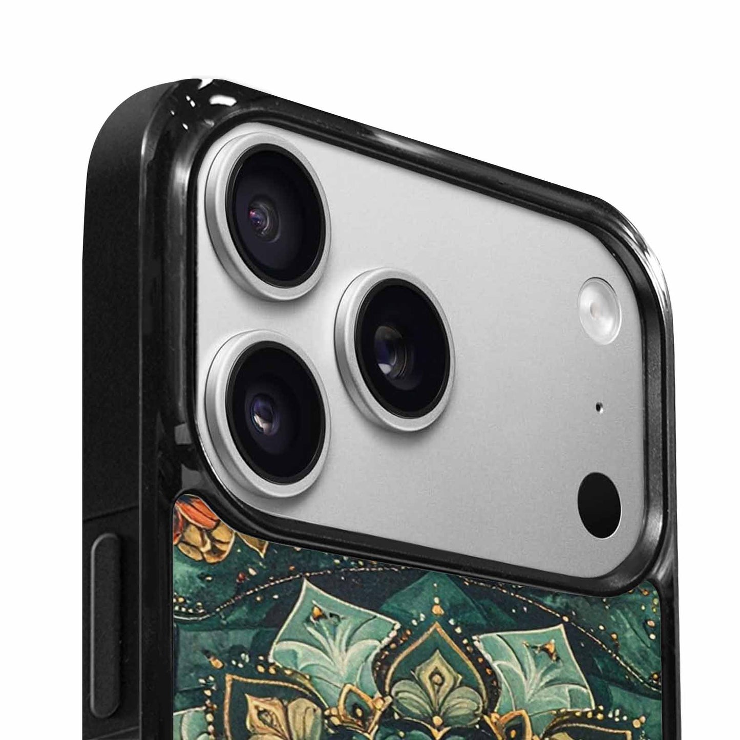 iPhone 17 Pro Case — Small Mandala Pattern Randomly Varying Floral, Custom Art Phone Cover