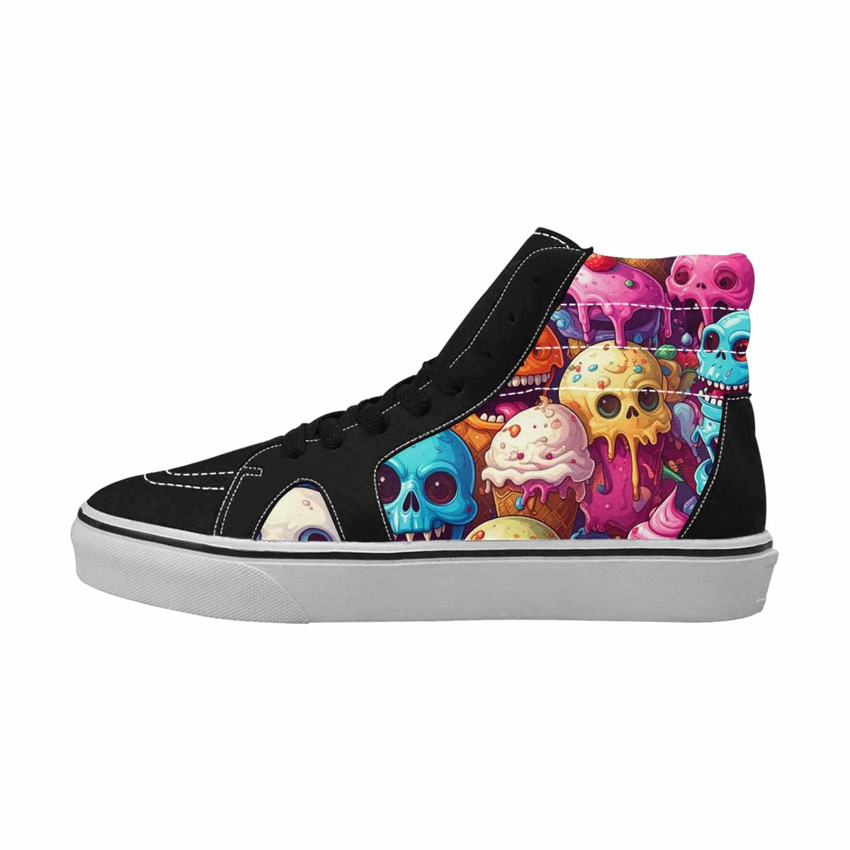 MEN'S Ice Cream Monsters  High Top Canvas Dreamlike Shoes
