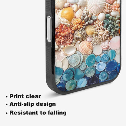 iPhone 16 Plus Case — Seashell Collage Seashell Collage Pattern Hundreds, Unique Phone Case Design