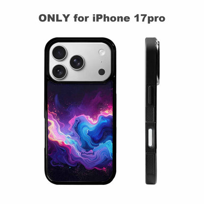 iPhone 17 Pro Case — Seamless Repeating Pattern Of Overlapping Galaxy, Custom Phone Case