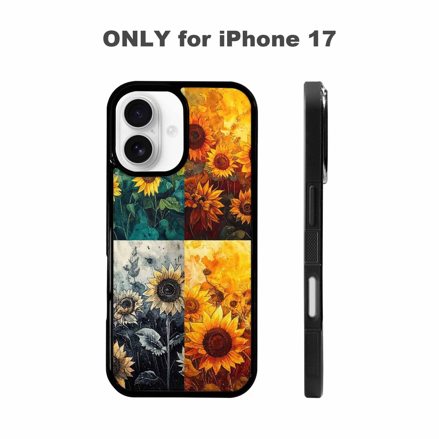 iPhone 17 Case — Blend Melt Them Together Floral, Custom Printed Phone Case