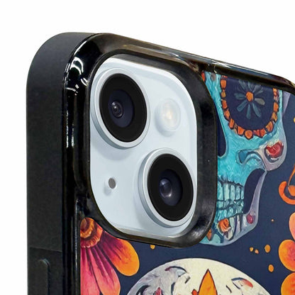 iPhone 15 Plus Case — Day Of Dead Sugar Skull Custom, Custom Print Case Cover