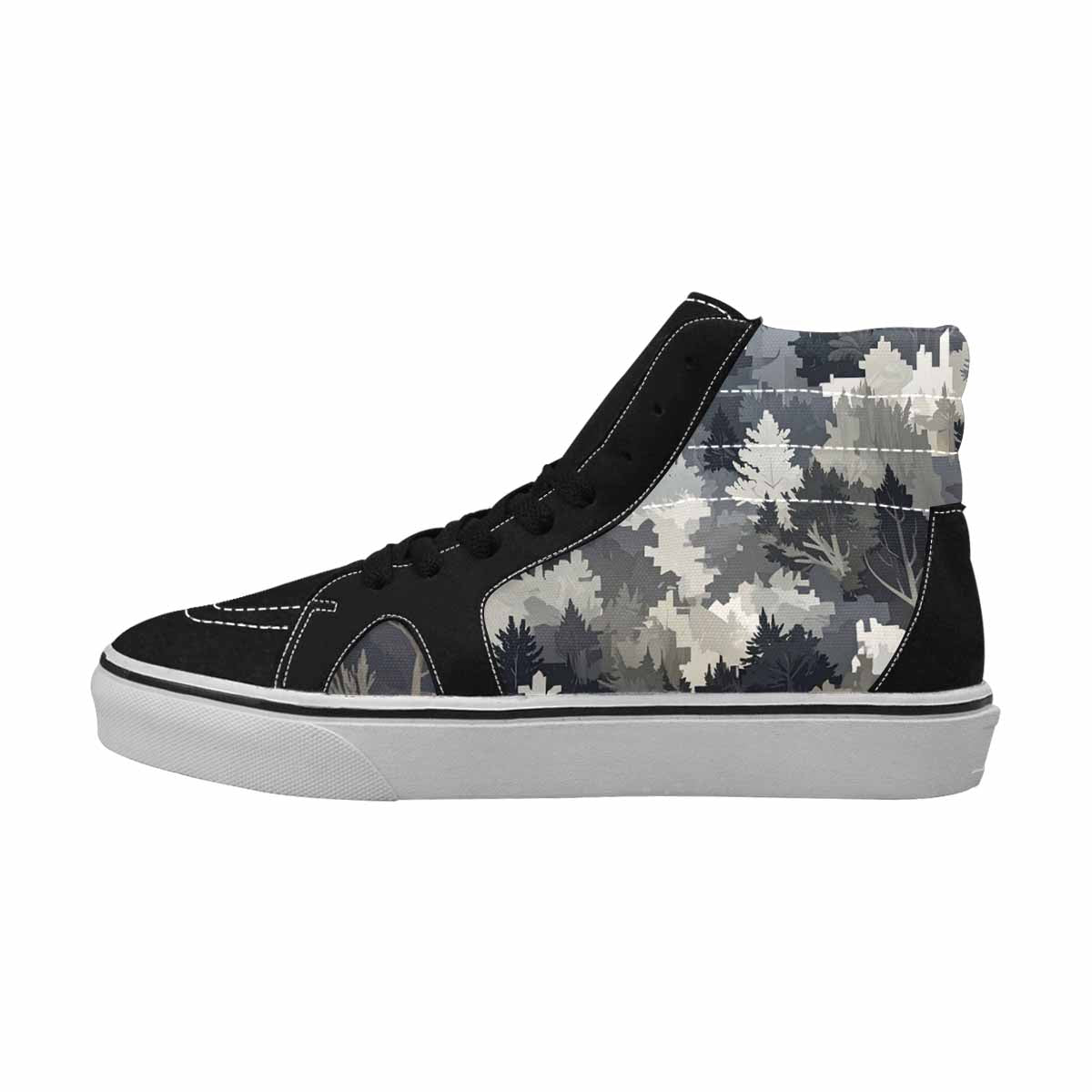 MEN'S Military Camouflage Blotch High Top Canvas Surreal Sneakers