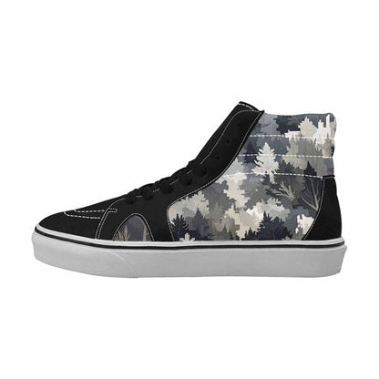 MEN'S Military Camouflage Blotch High Top Canvas Surreal Sneakers