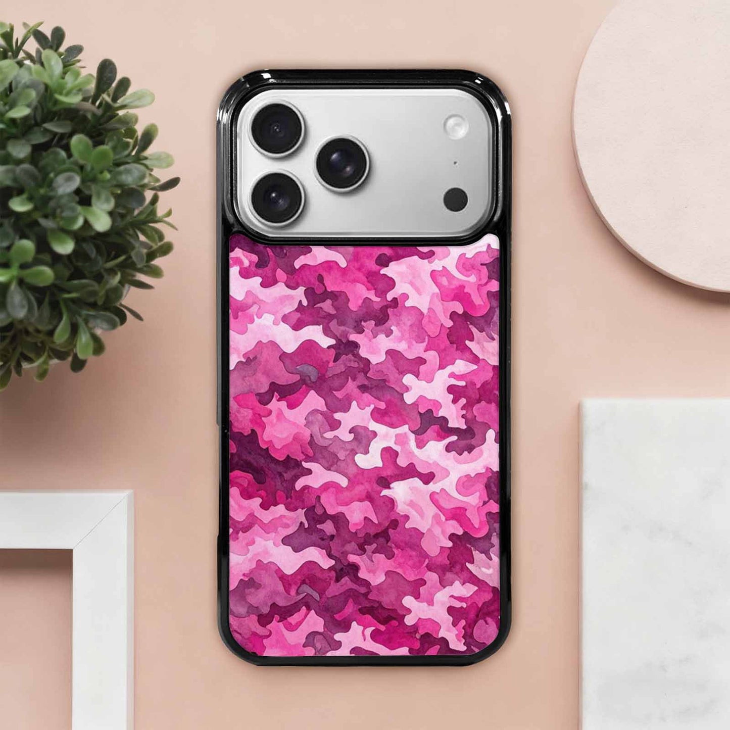 iPhone 17 Pro Max Case — Small Military Camouflage Blotch Camo, Custom Designed Case Cover