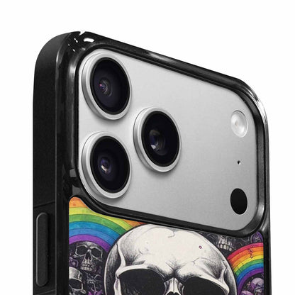 iPhone 17 Pro Case — Black Purple Ink Rainbow From Gothic, Unique Phone Case Design