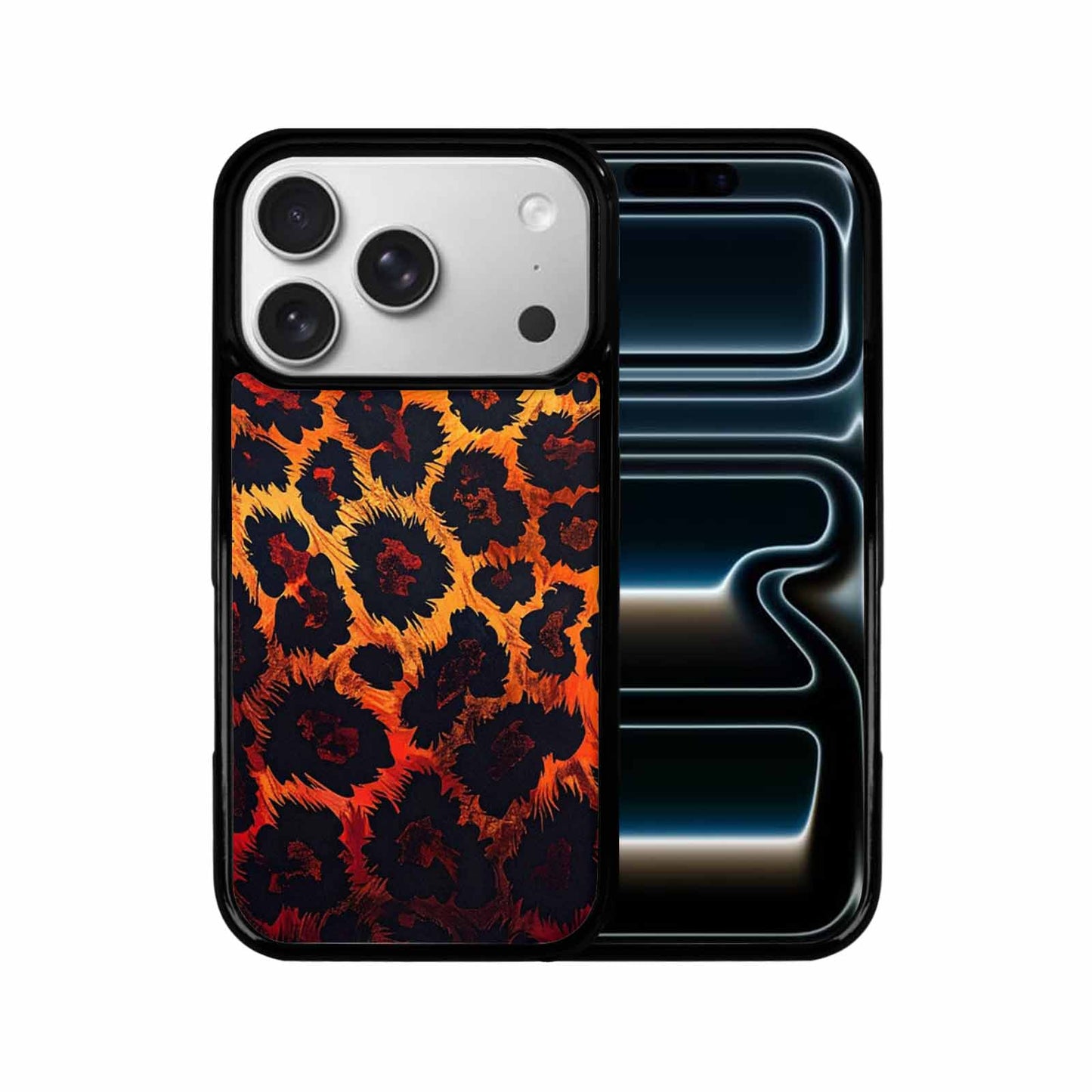 iPhone 17 Pro Case — Leopard Print Dark Seamless Pattern Animal, Custom Designed Case Cover