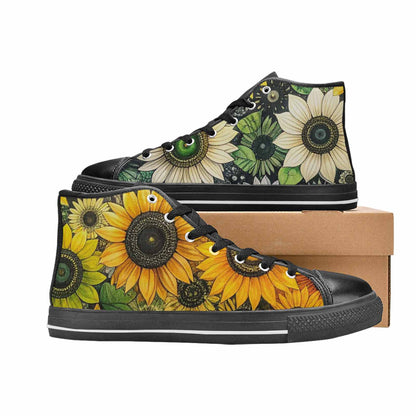 MEN'S Blend Melt Them High Top Canvas Vibrant Chaos Sneakers