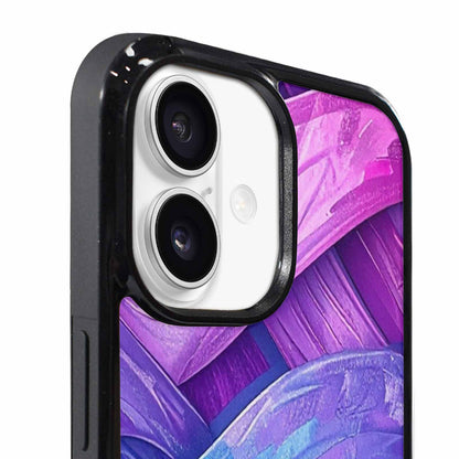 iPhone 17 Case — Bisexual Flag Color Theme Original Art, Custom Print Case Cover