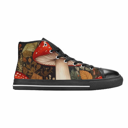 WOMEN'S Mushroom High Top Canvas Dreamcore Custom Sneakers