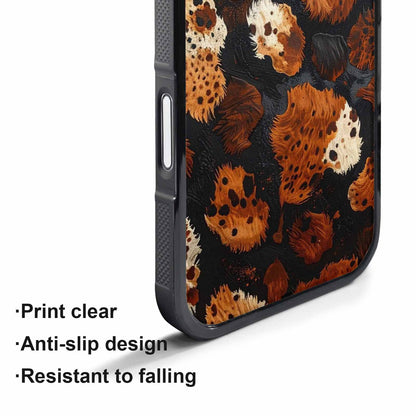 iPhone 17 Pro Case — Small Cow Animal Print Skin Animal, Original Design Phone Case