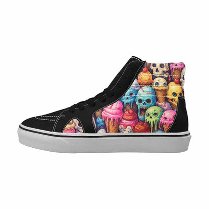 MEN'S Ice Cream Monsters  High Top Canvas Dreamcore Custom Shoes