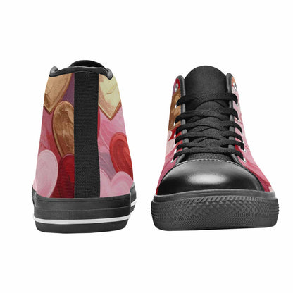 MEN'S No Words Or High Top Canvas Surreal Custom Sneakers