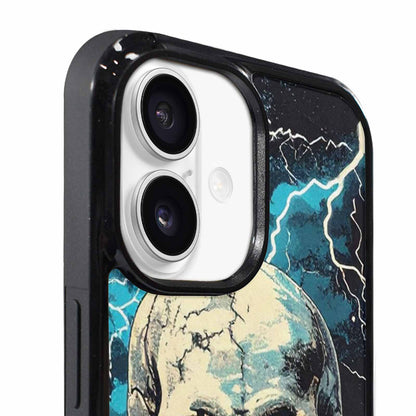 iPhone 17 Case — Skull Dark Art Gothic Print Gothic, Custom Printed Phone Case