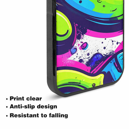 iPhone 15 Plus Case — Acid Wash Cartoon, Custom Print Case Cover