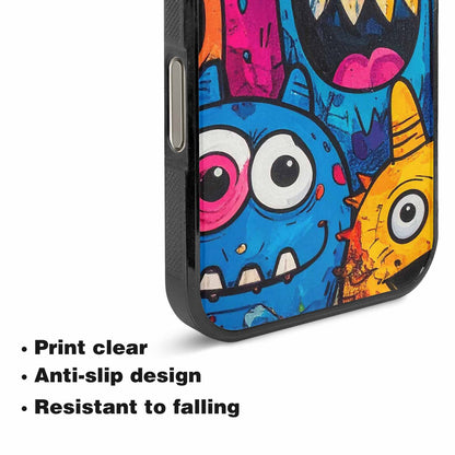 iPhone 16 Pro Max Case — Goofy Cartoon Monster, Custom Art Phone Cover