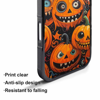 iPhone 17 Pro Case — Cartoon Pumpkin Monster Cartoon Cute, Custom Phone Case