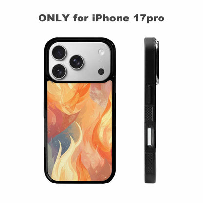 iPhone 17 Pro Case — Retro Easter Flame Retro Vintage, Custom Print Case Cover