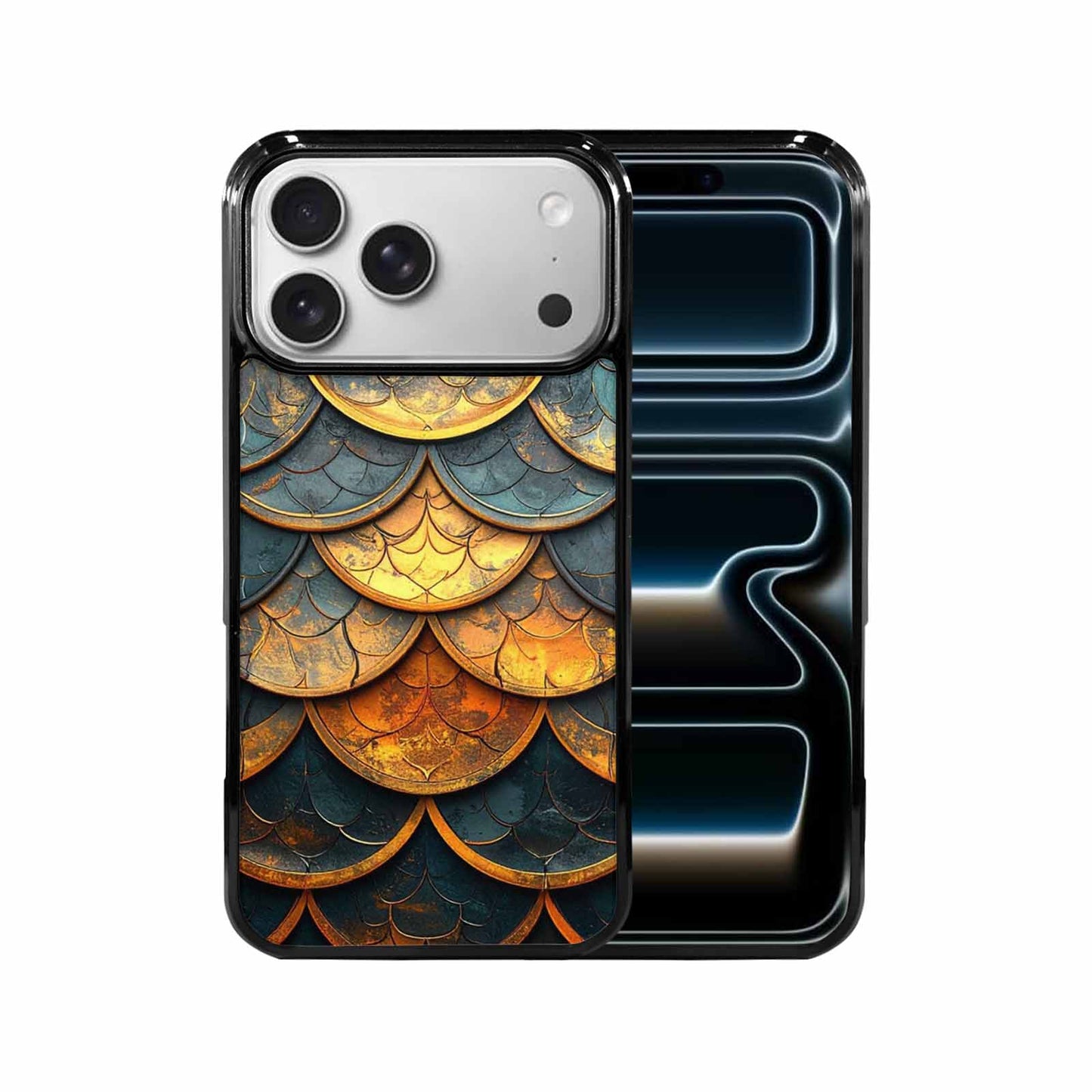 iPhone 17 Pro Max Case — Dragon Scale Fantasy Art Original Art, Custom Print Case Cover