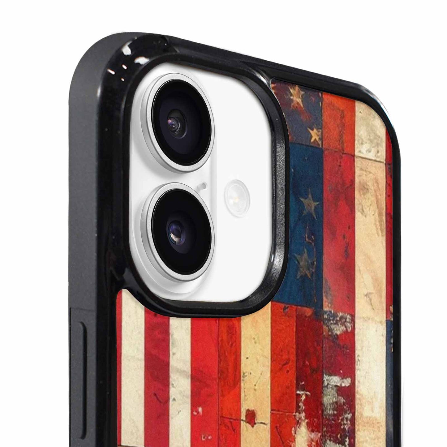 iPhone 17 Case — Small American Flag Stars Galaxy Space, Custom Designed Case Cover