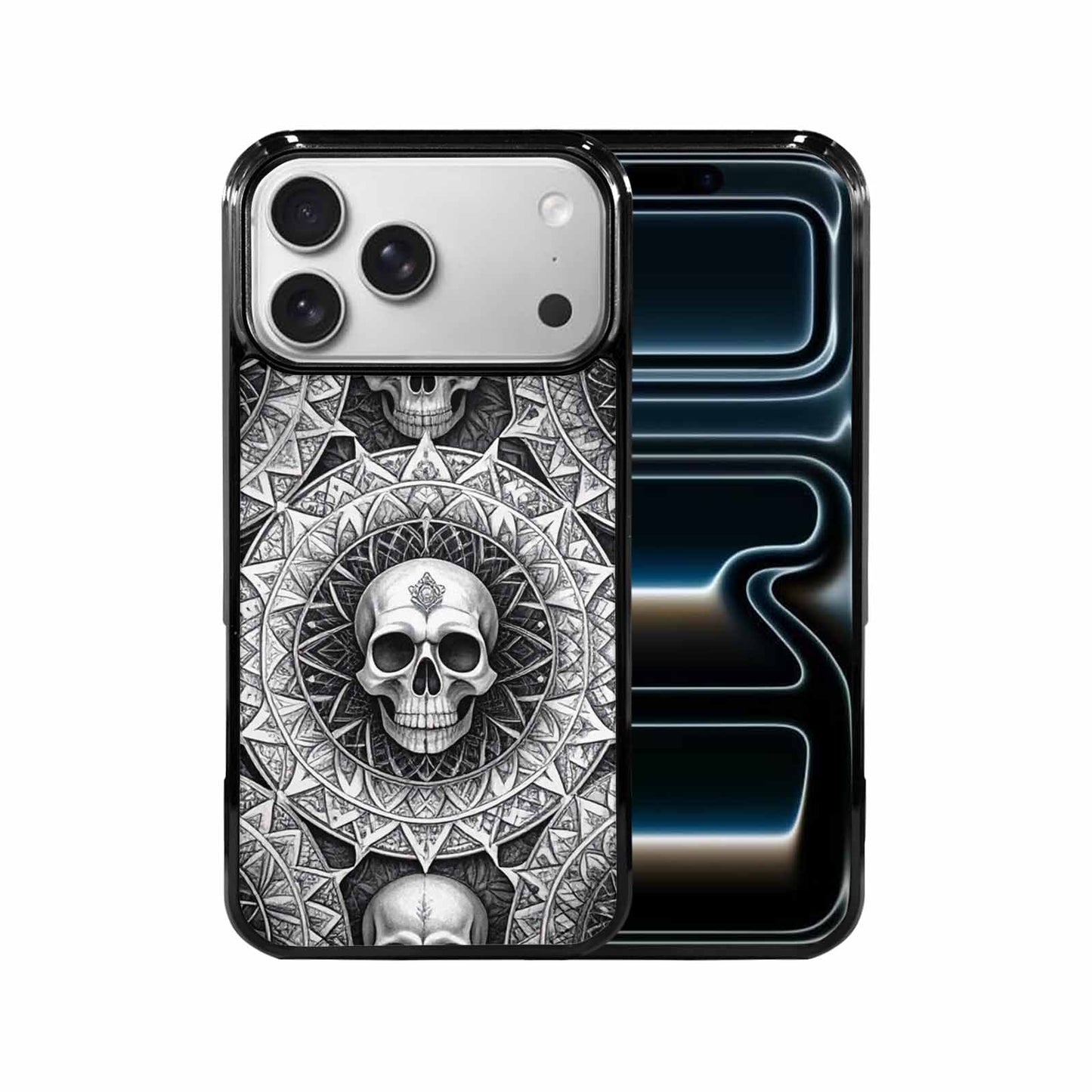iPhone 17 Pro Max Case — Skull Dark Art Gothic Print Gothic, Custom Print Case Cover