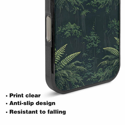 iPhone 16 Pro Case — Seamless Pattern Ancient Redwood Forest Giant, Unique Phone Case Design